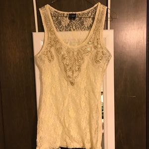 Buckle Daytrip Lace beaded tank